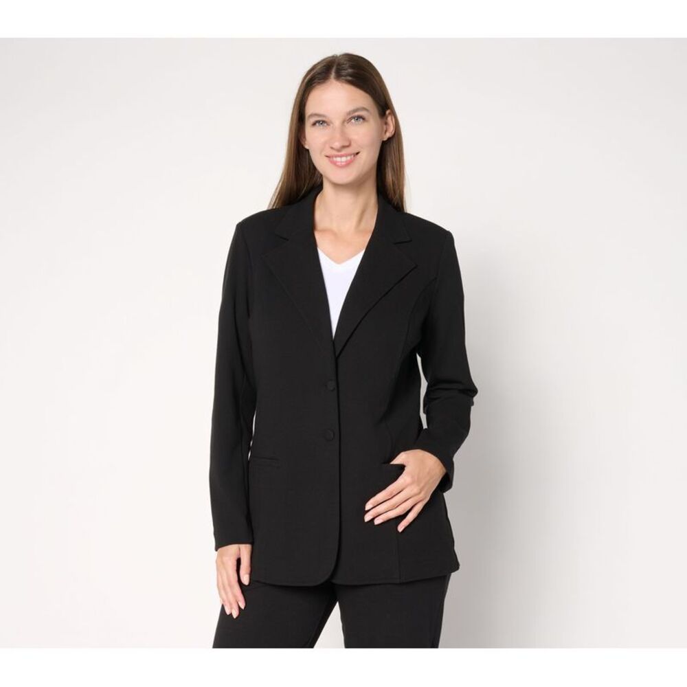 Brandis Dress Out Loud Women's Plus Sz Jacket 2X Black/Double Espress A698061